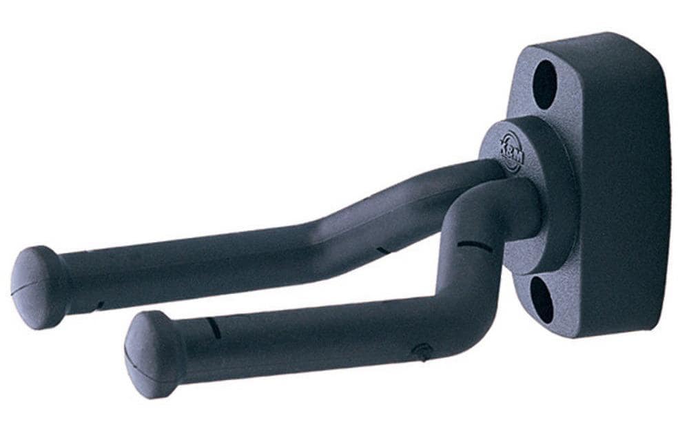 K&M 16280 Gitarren-Wandhalter schwarz