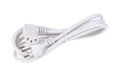 Netzkabel T12-C13 90 seitlich gewinkelt re 2 m, 3x 1.00 mm2, weiss
