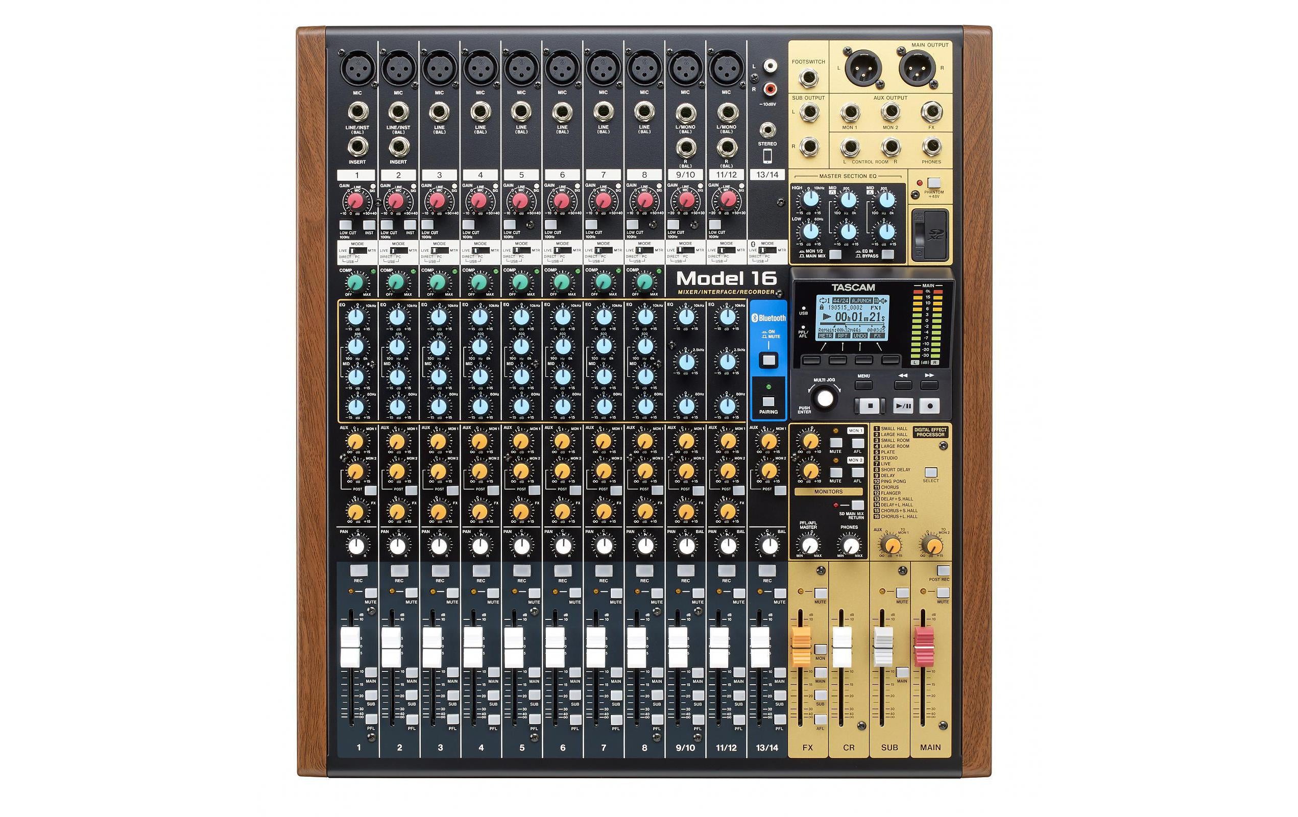 Tascam Model 16 16-Kanal Hybrid Mischpult