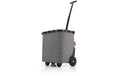 Reisenthel Einkaufsroller carrycruiser 40l twist silver, 42 x 47.5 x 32 cm