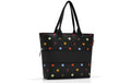 Reisenthel Schultertasche shopper e1 dots, Volumen kann vergrössert werden