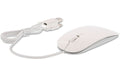 LMP Easy Mouse USB-C & USB-A Optisch, 1600dpi, aluminium Gehäuse, weiss