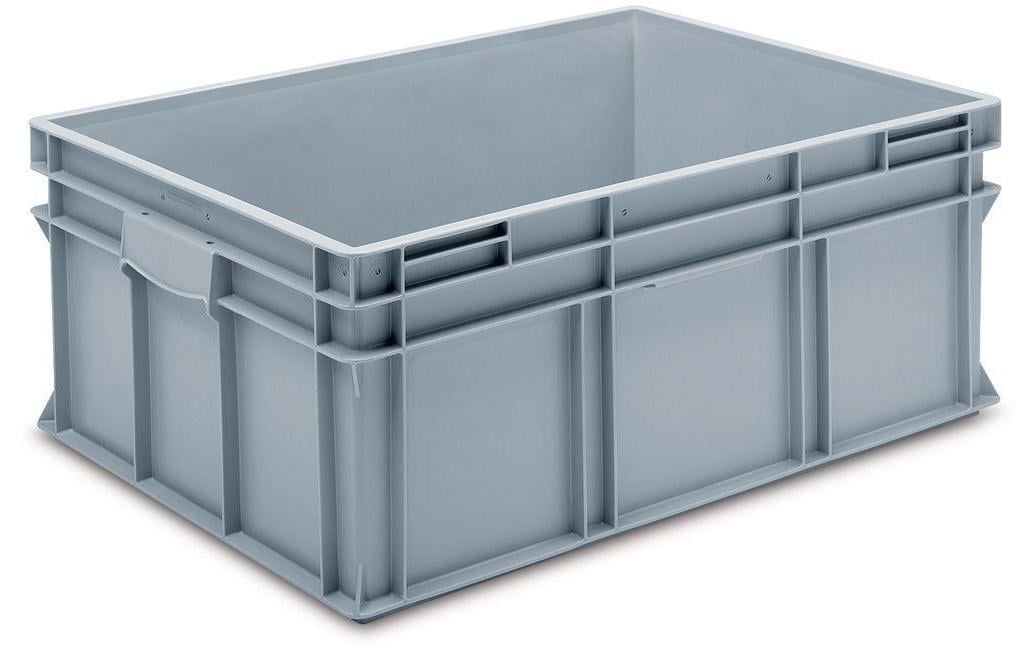 Utz Stapelbox RAKO 800x600x323mm silbergrau Universalbehälter mit hoher Belastbarkeit