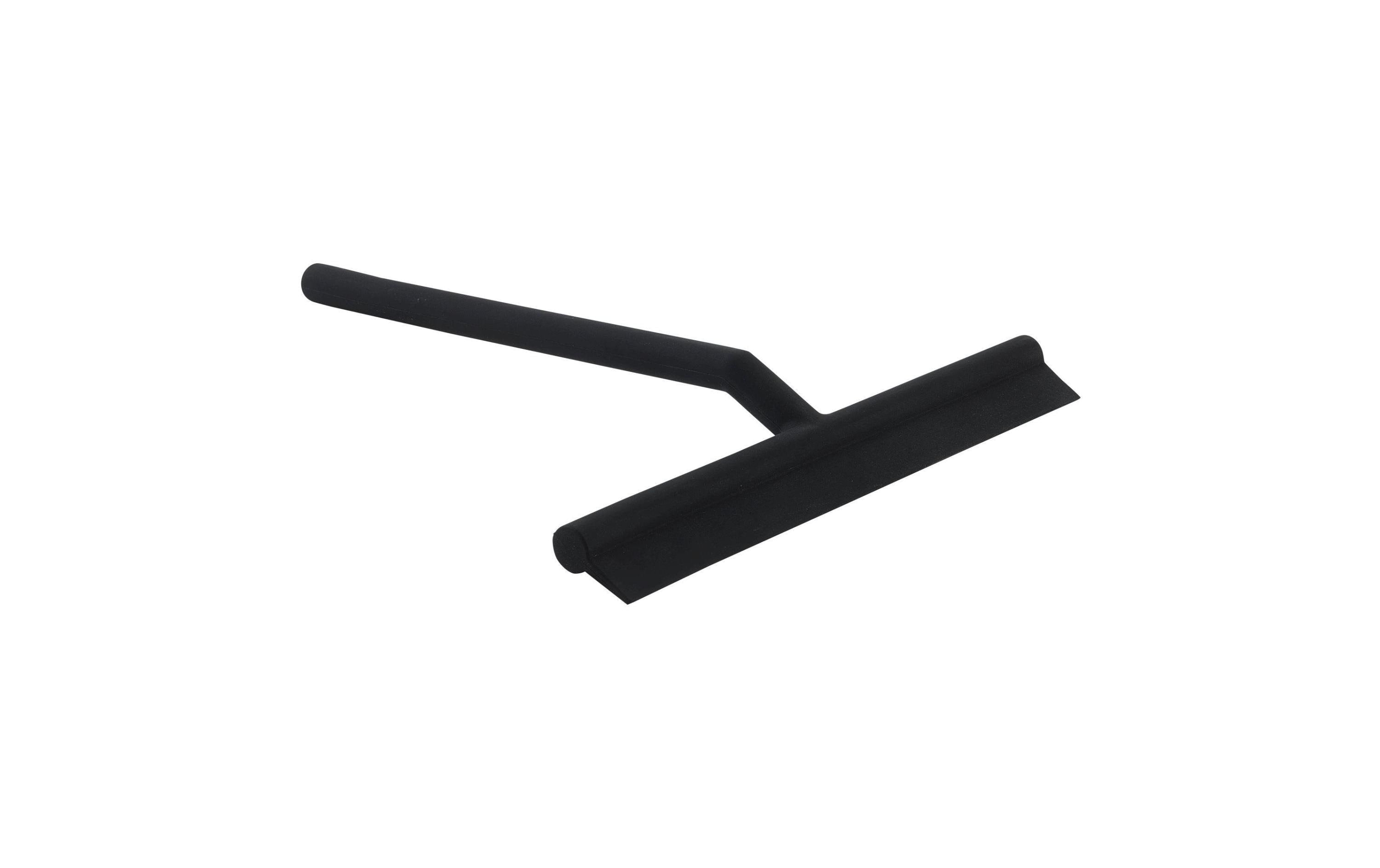 Aquanova Duschabzieher Arvid, Schwarz Matt, 30% Metall, 70% Silikon