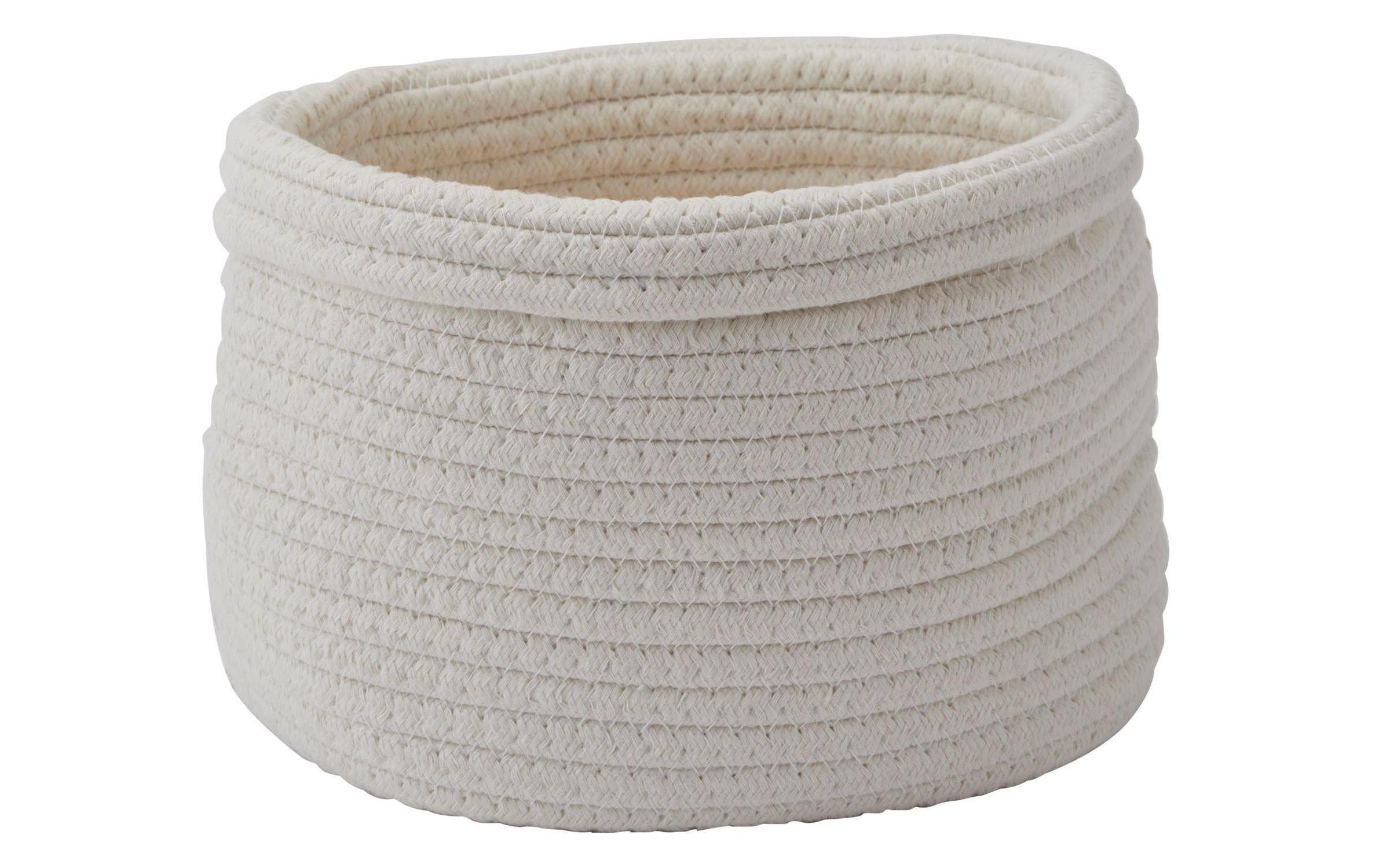 Aquanova Korb Rena, Elfenbein 70% CO, 30% PES, 24 x 18 x 16 cm