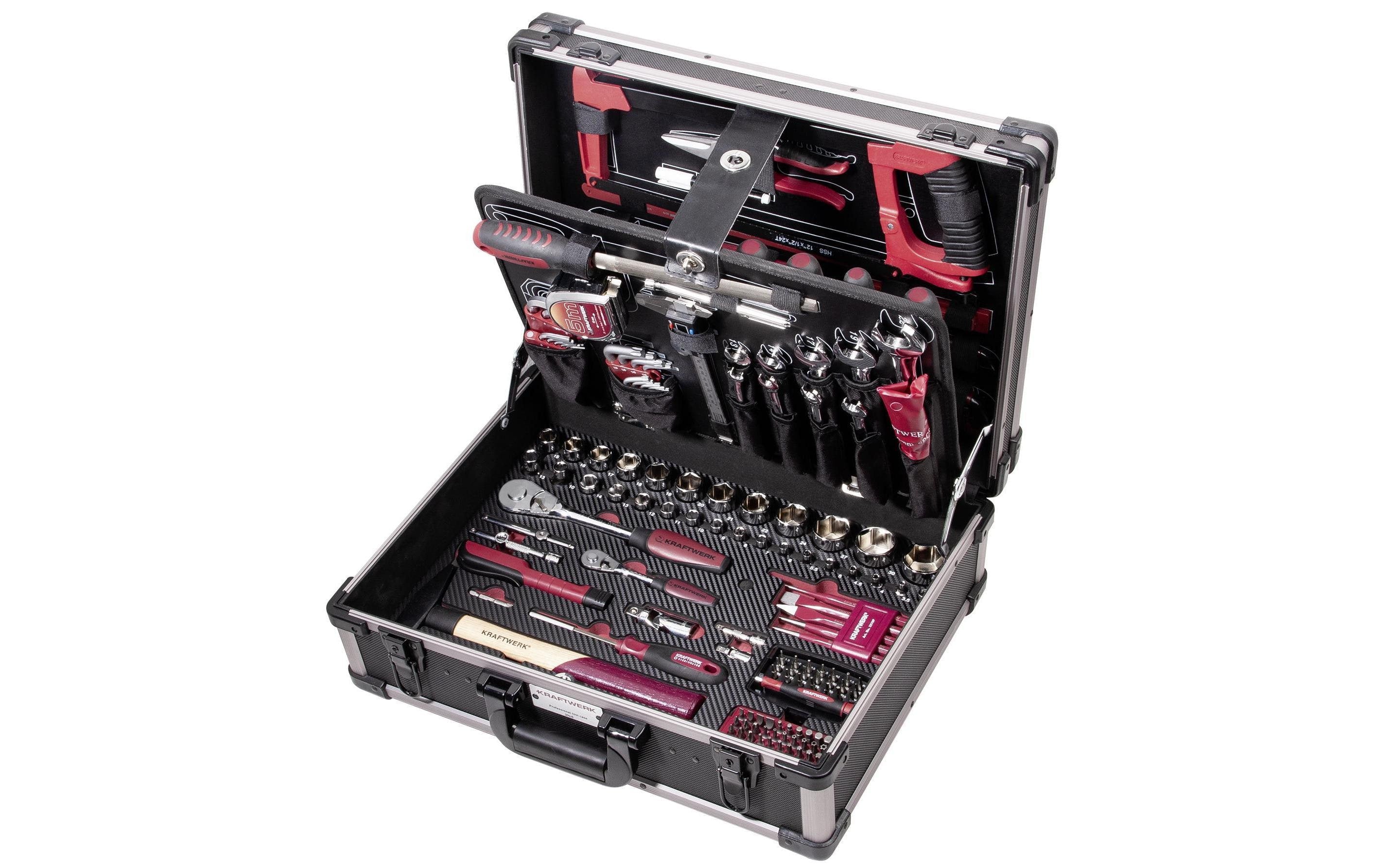 Kraftwerk 3948 Profi-Alu-Werkzeugkoffer 263-teilig,