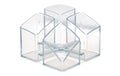 HAN Stifteköcher SCALA 4 Fächer, transparent-glaskalr