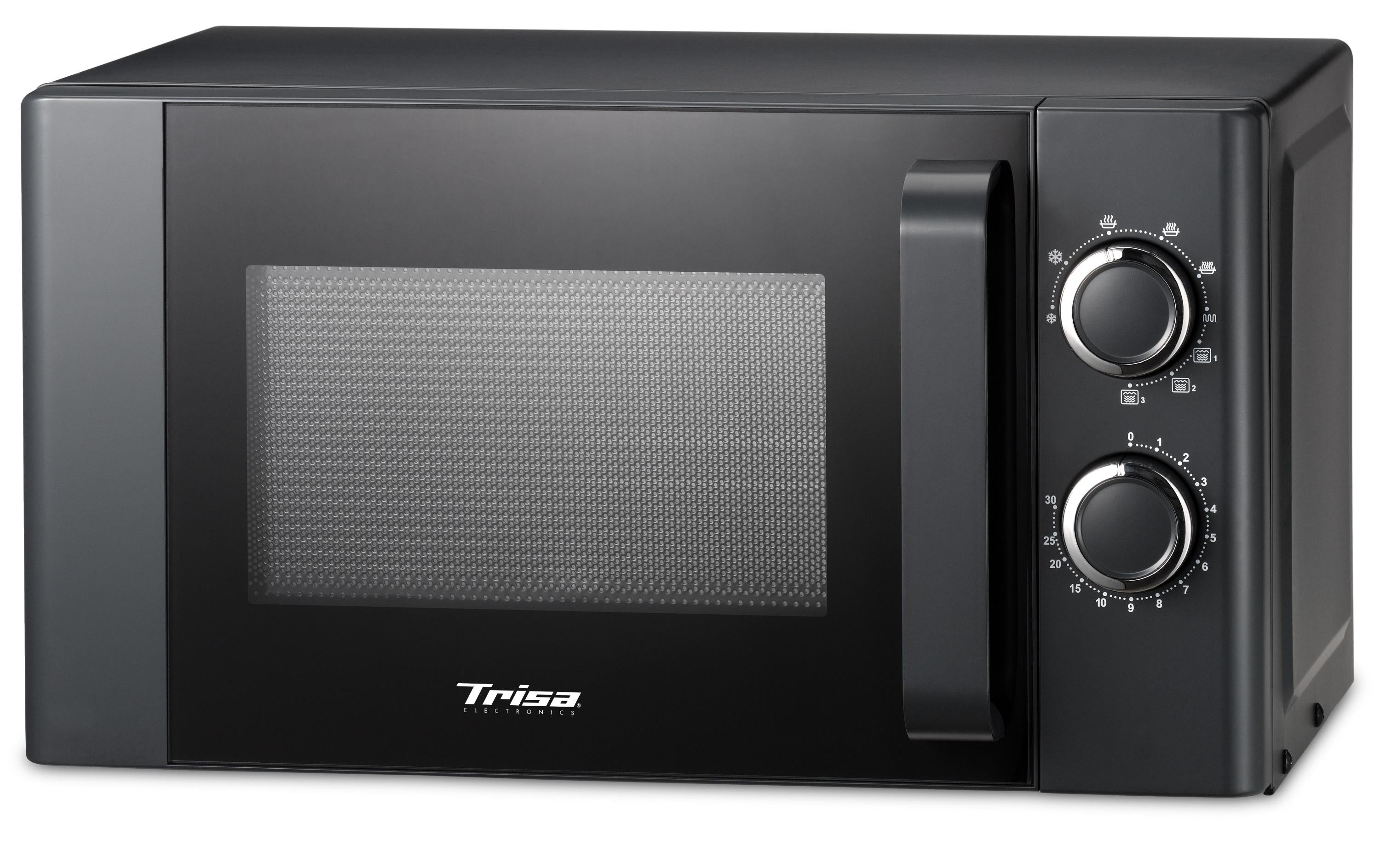 Trisa Mikrowelle Micro Plus schwarz Grill, 20 l, 9 Stufen