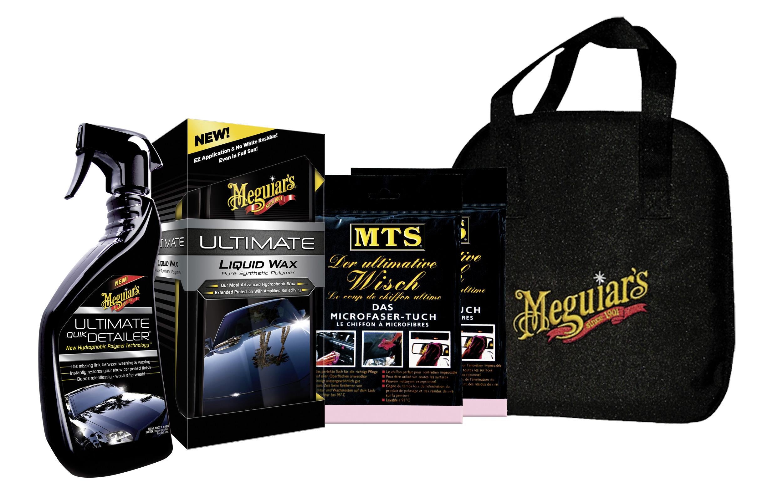 Meguiar`s Ultimate klein Set Lackpflege, 4 Produkte
