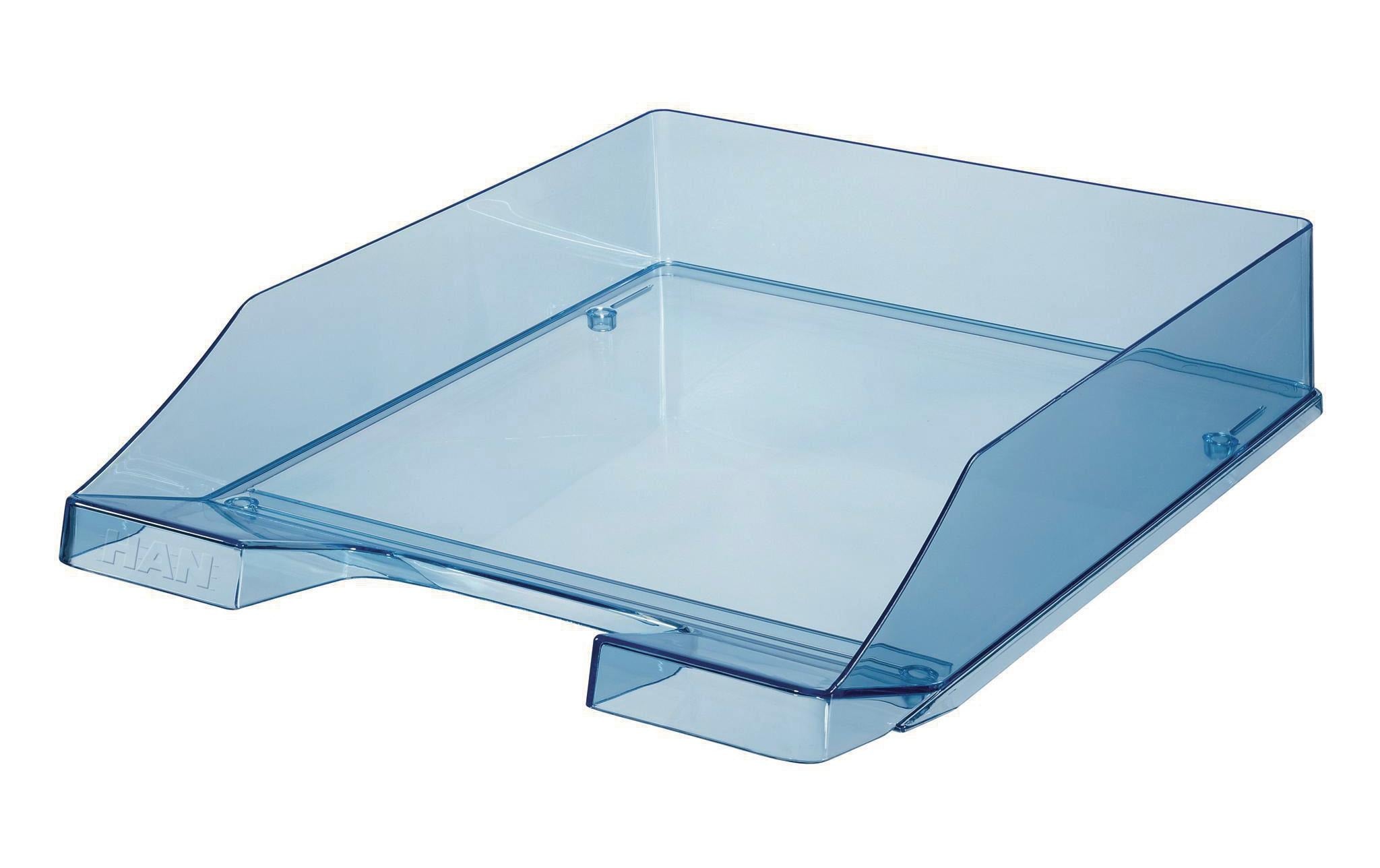 HAN Briefablage KLASSIK A4 transparent-blau