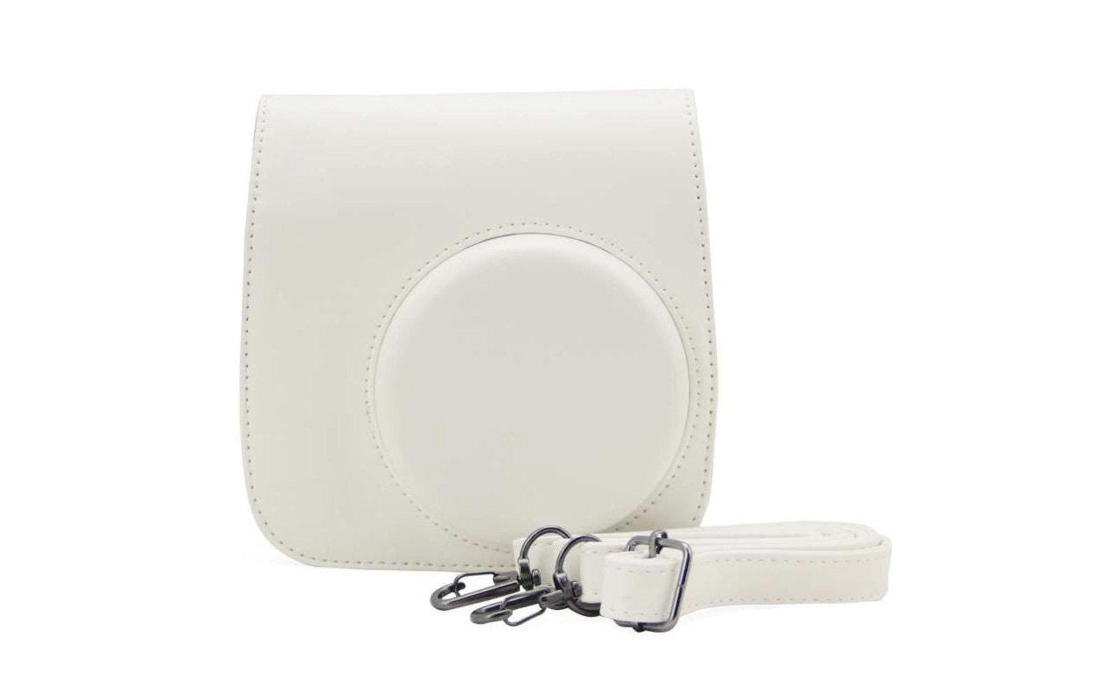 Fujifilm Instax Mini 8/9 Lederhülle weiss für Mini 8 und 9