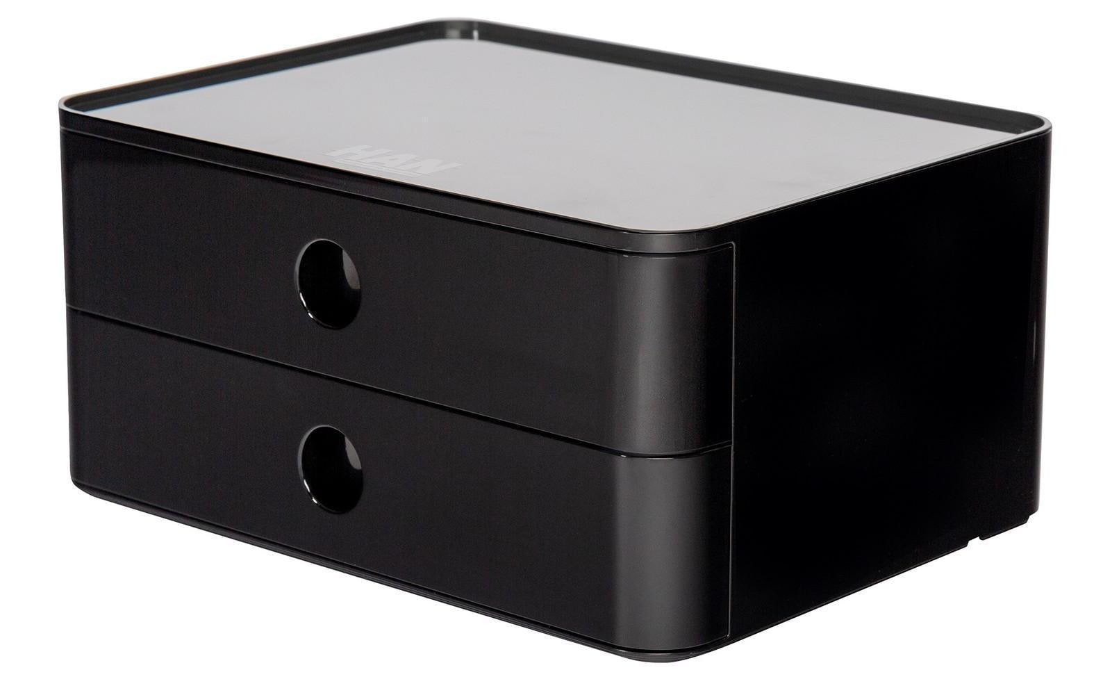 HAN Schubladenbox Allison Smart-Box Plus 2 Schubladen, schwarz