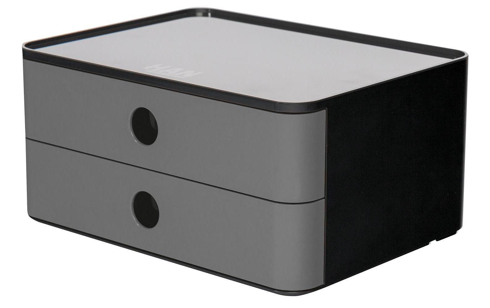 HAN Schubladenbox Allison Smart-Box Plus 2 Schubladen, schwarz/grau