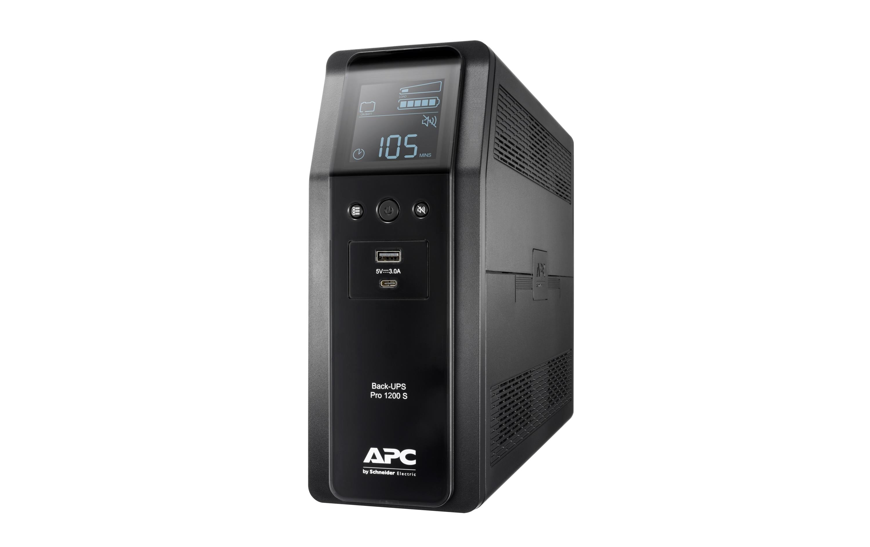 APC USV BR1200SI 1200VA/720W Line Interaktiv, Tower, LCD Display