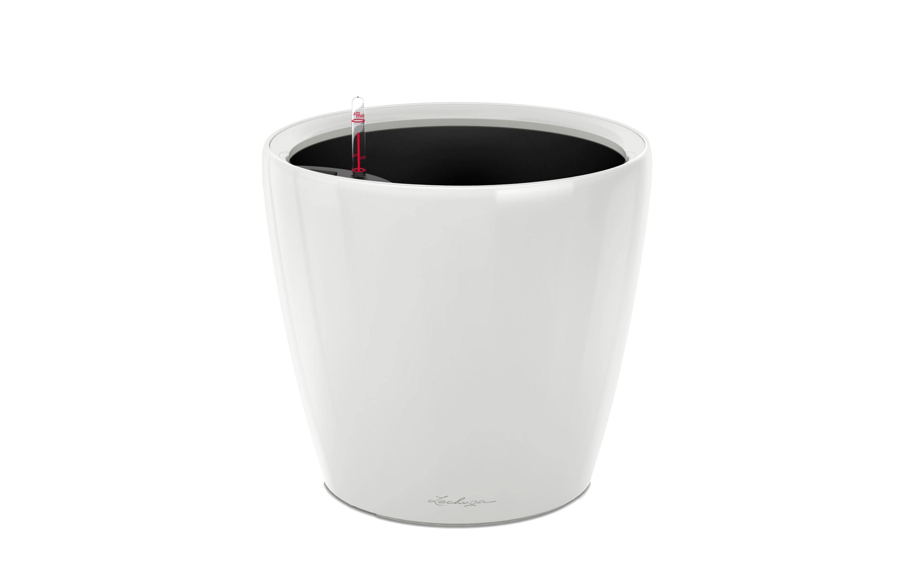 Lechuza Classico Premium 28 LS White High Gloss