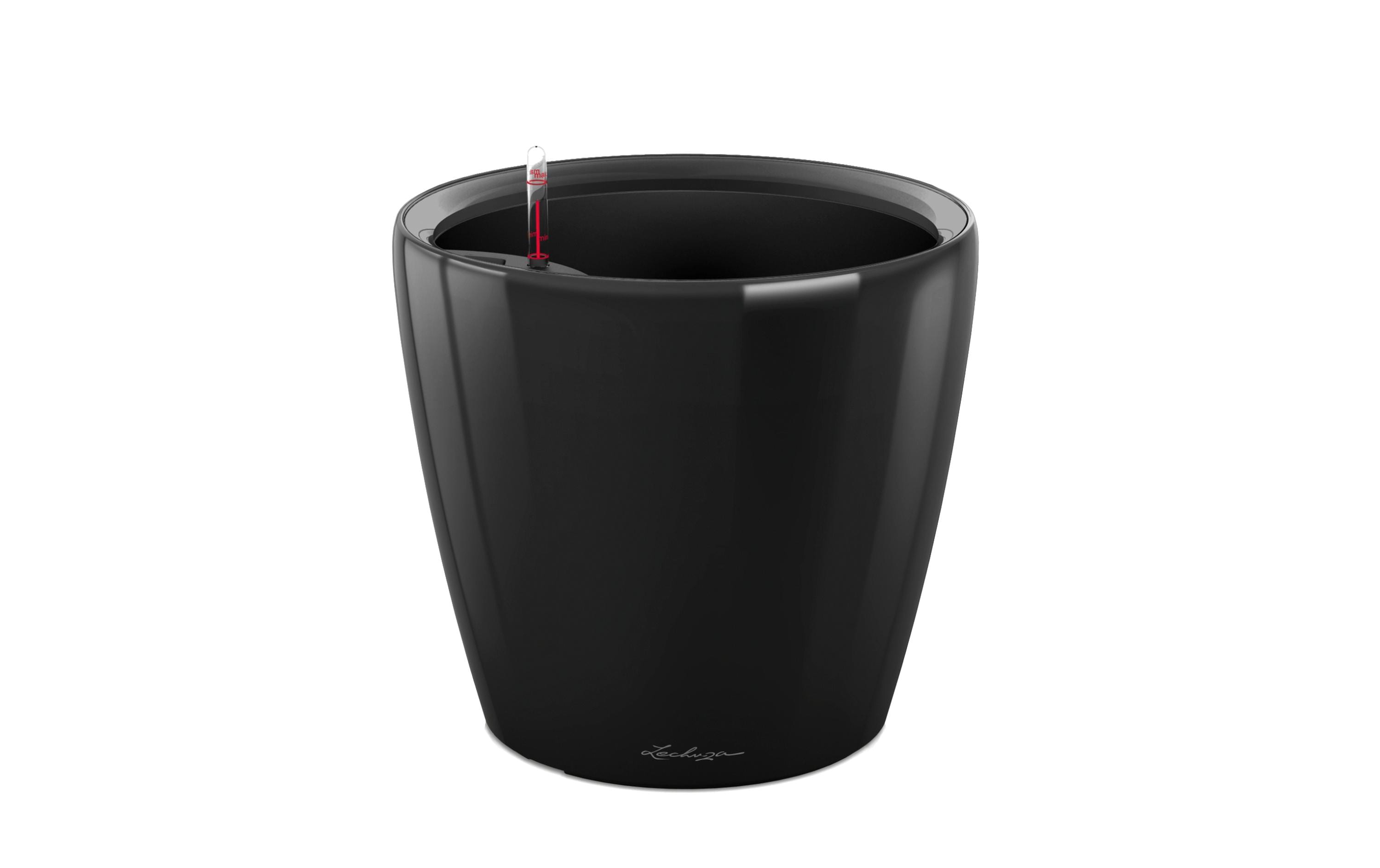 Lechuza Classico Premium 28 LS Black High Gloss
