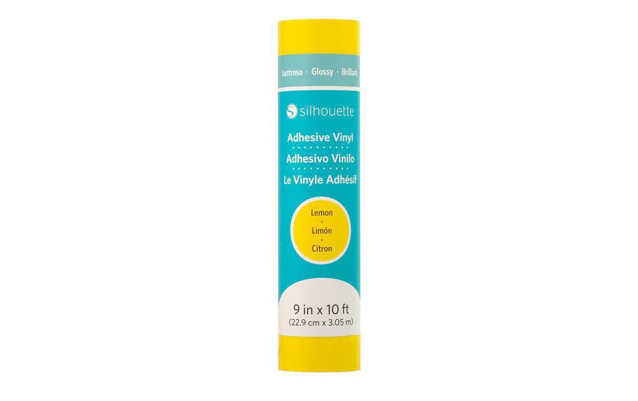 Silhouette Glossy Vinyl lemon 1 Rolle, 23 cm x 300 cm