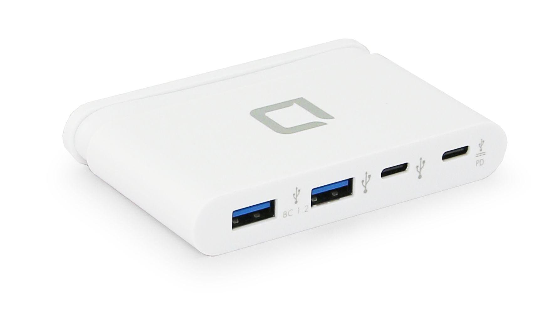 DICOTA USB-C Portable 4Port Hub weiss