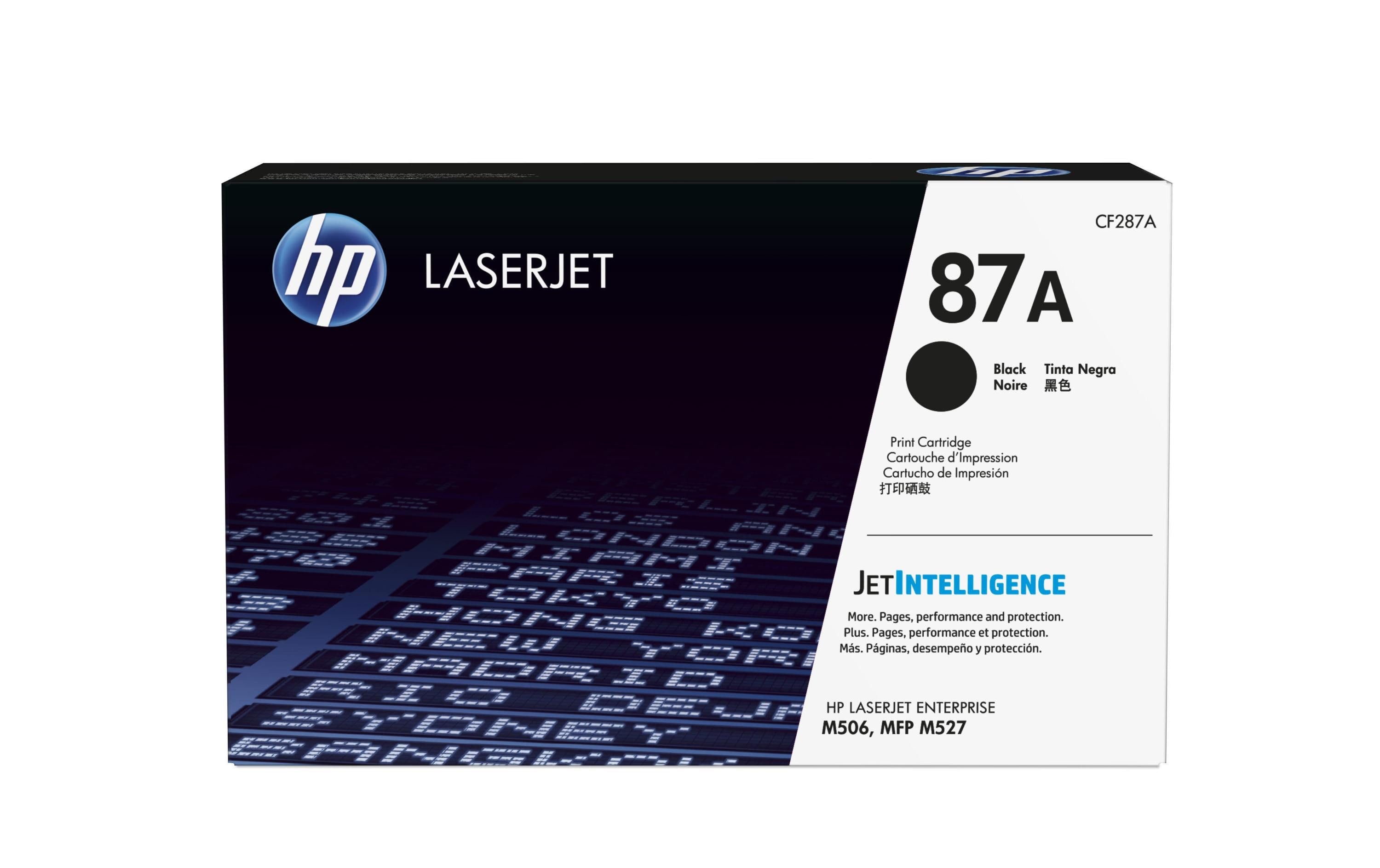 HP Toner 87A - Black (CF287A) Seitenkapazität ~ 9'000 Seiten