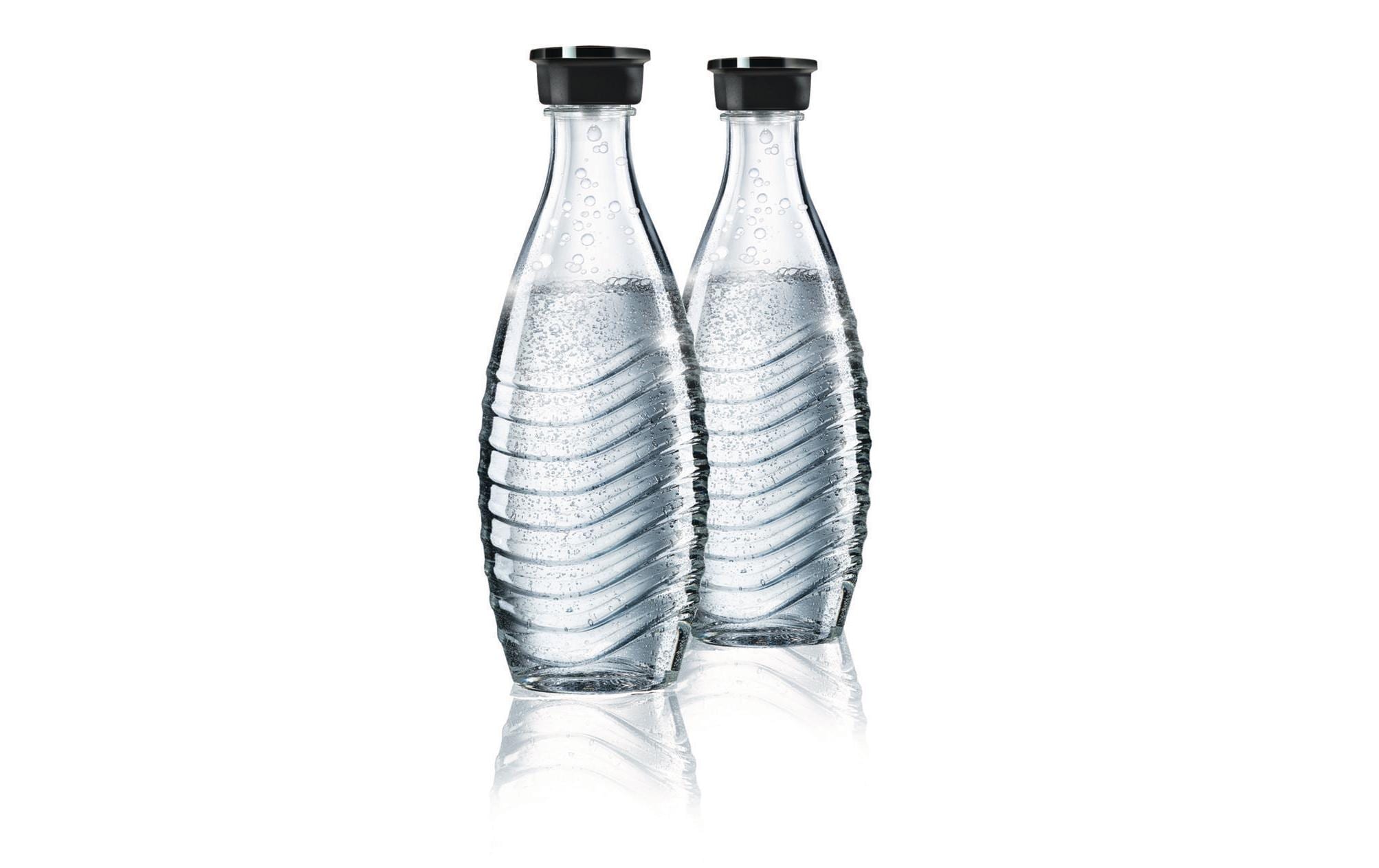Glaskaraffe mit Drehverschluss - Duopack 2 x 615 ml