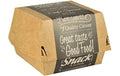 Papstar Burgerboxen "Good Food" gross FSC Pack à 50 Stück, 7 cm x 11 cm x 11,5 cm