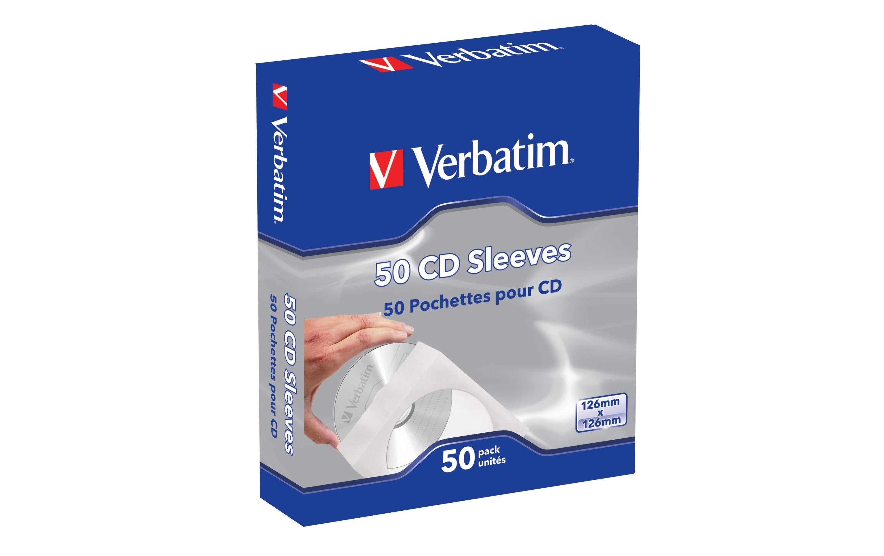 CD/DVD Papierhüllen mit Sichtfenster 50 Stück