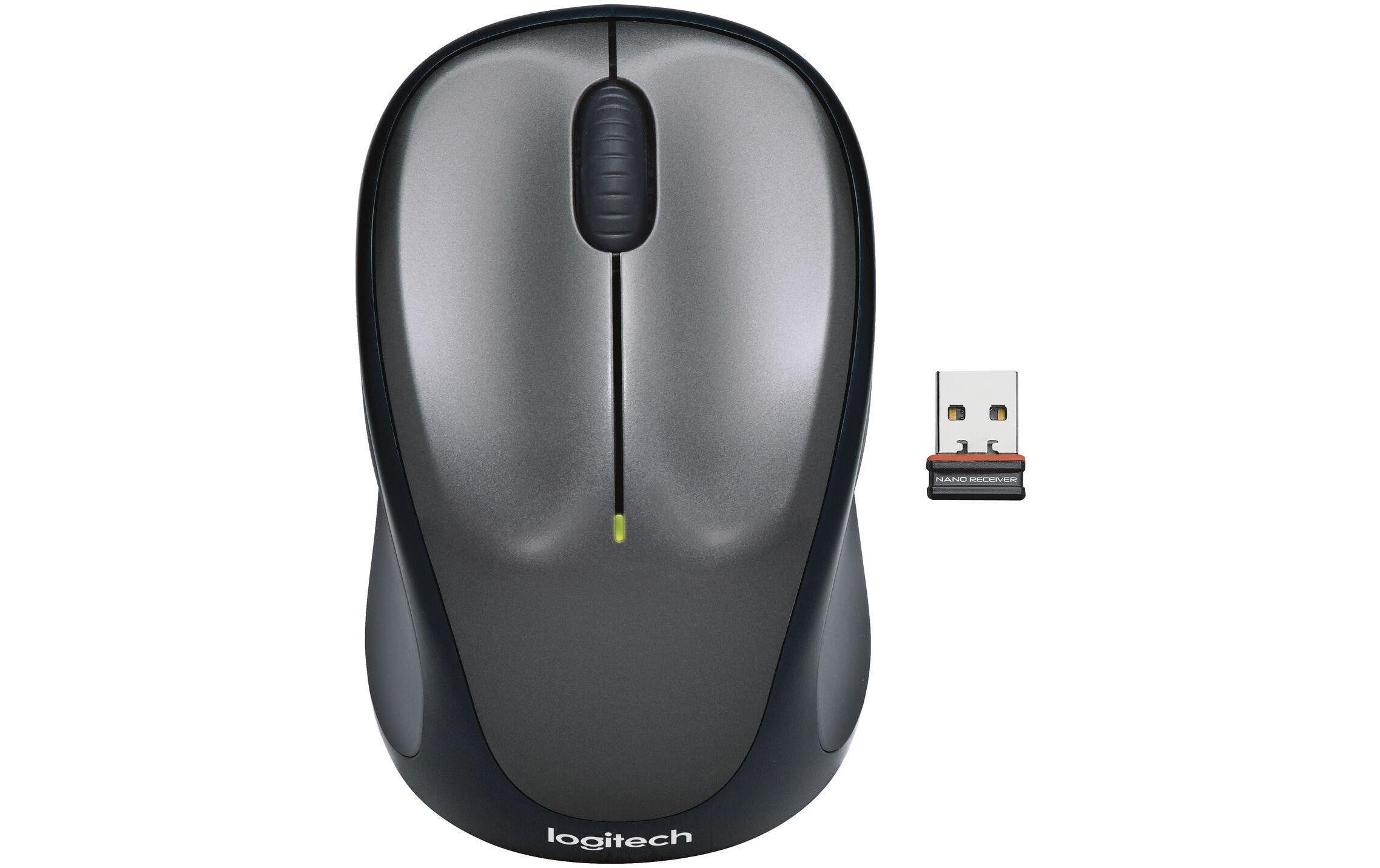 Logitech M235 wireless Mouse für Notebook USB 2.4GHz, 3Button, Scrollrad, schwarz