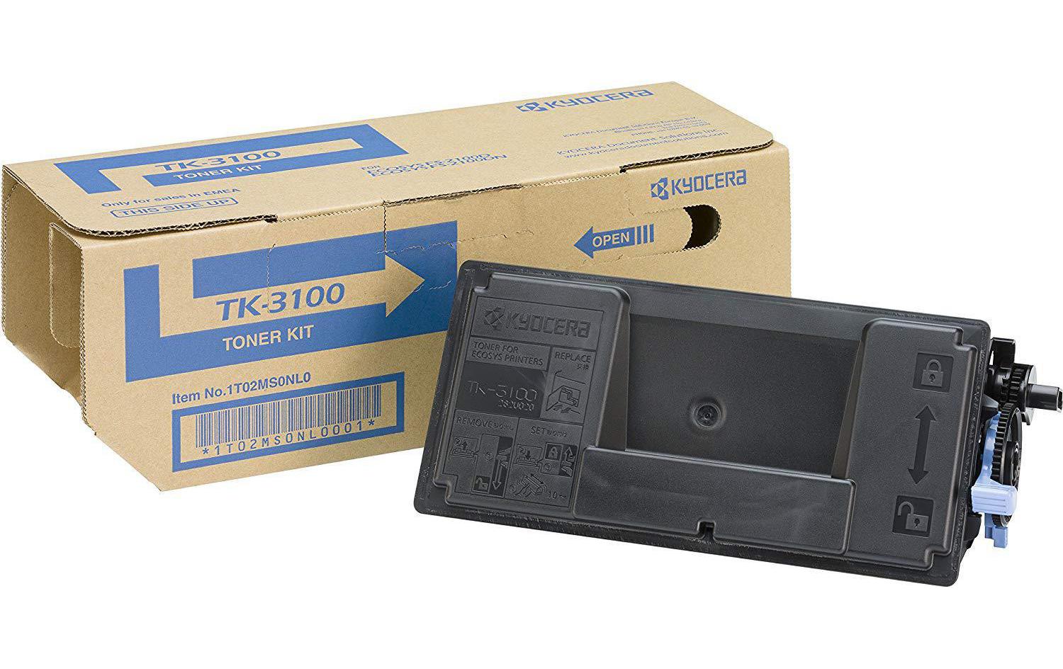Toner Kyocera TK-3100, schwarz FS-2100DN/FS-2100D, 12'500 Seiten