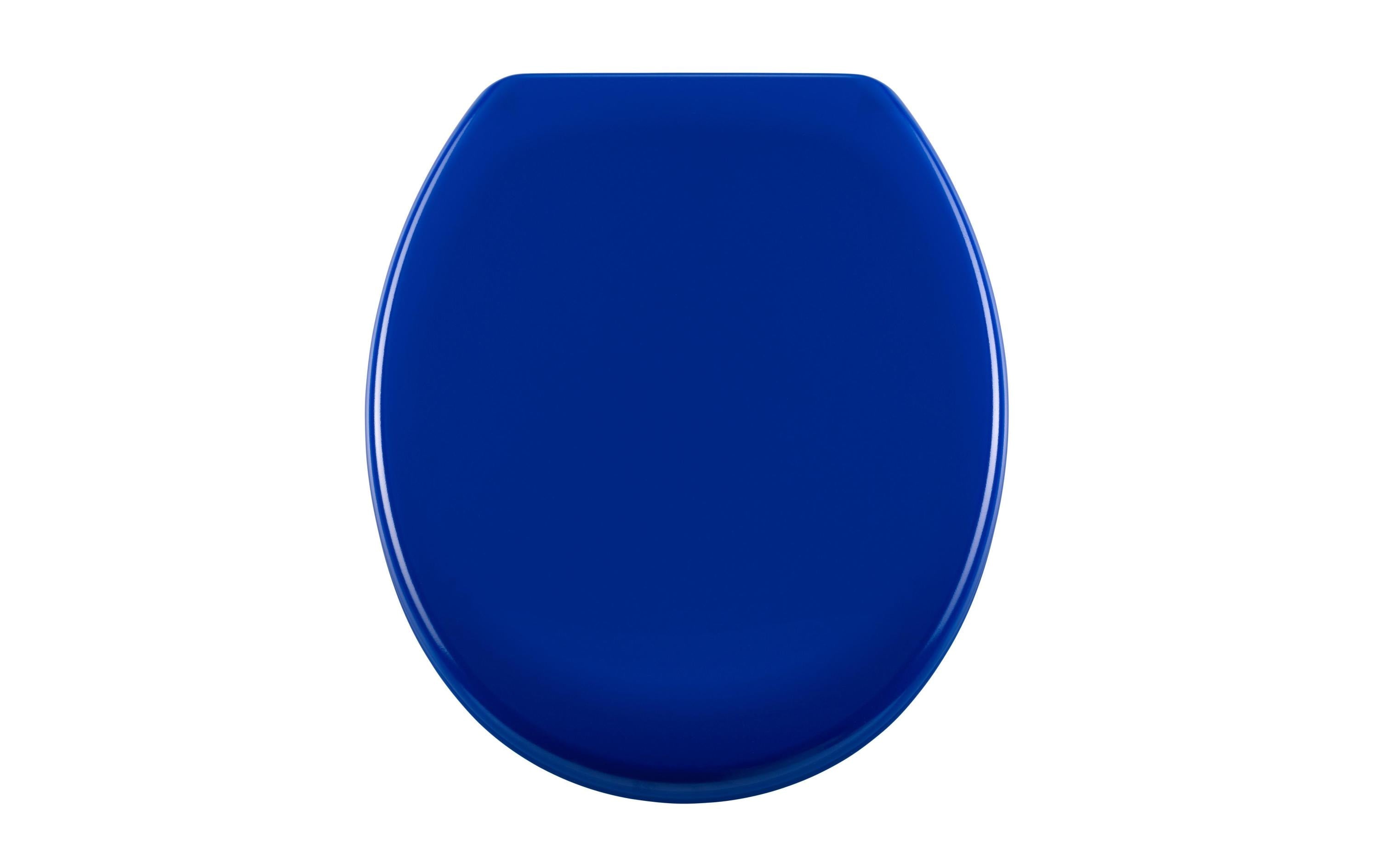 diaqua WC-Sitz BARBANA Navy Blue aus Duroplast mit Absenkautomatik