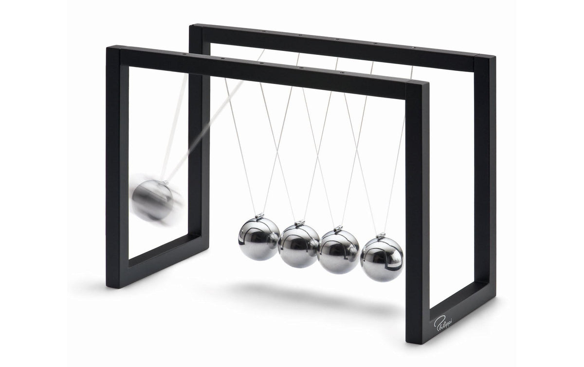Philippi Ballance Kugelspiel Metall, schwarz pulverbeschichtet, Chrom