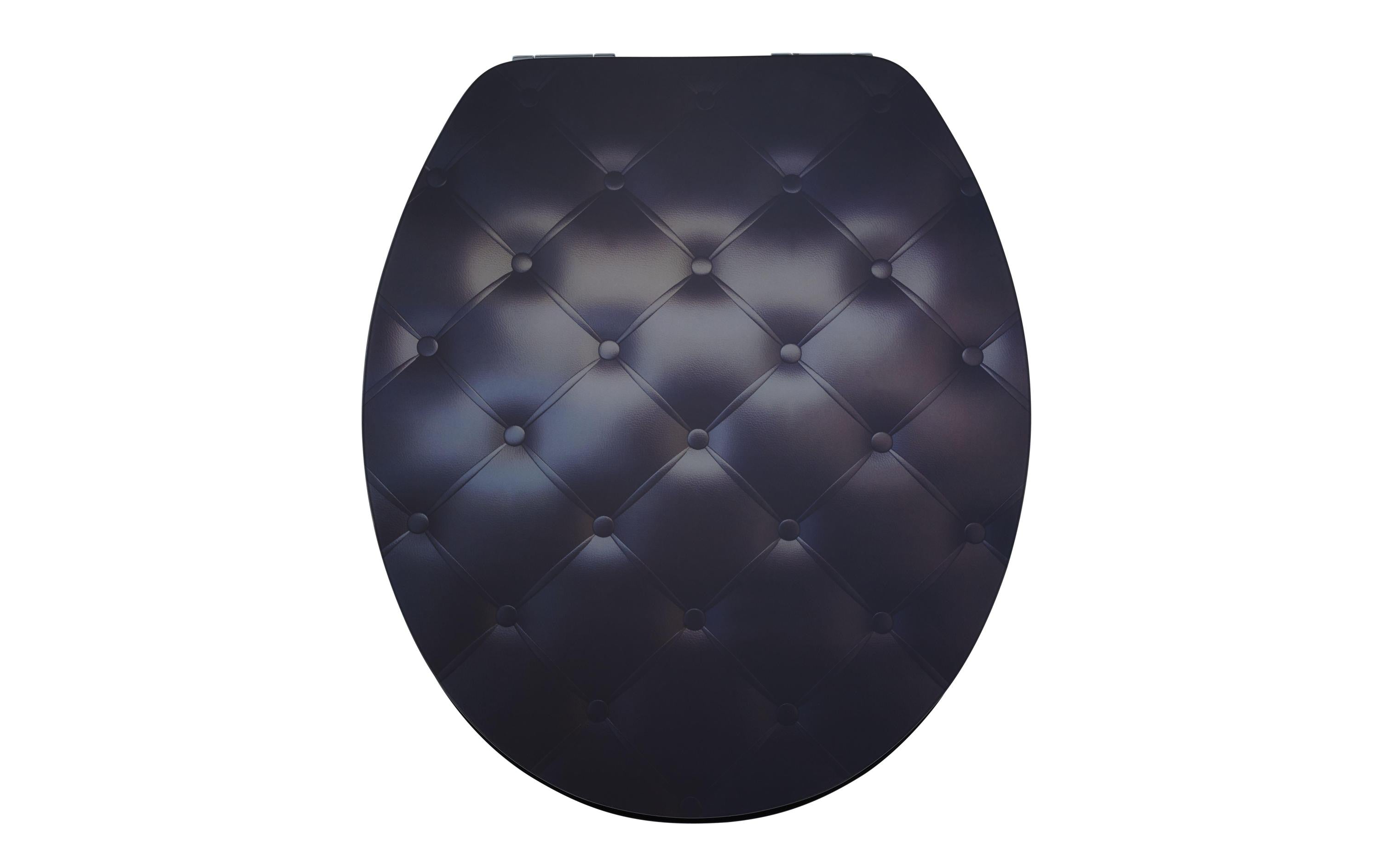 diaqua WC-Sitz LYON Black Sofa Absenkautomatik, Metallbefestigung