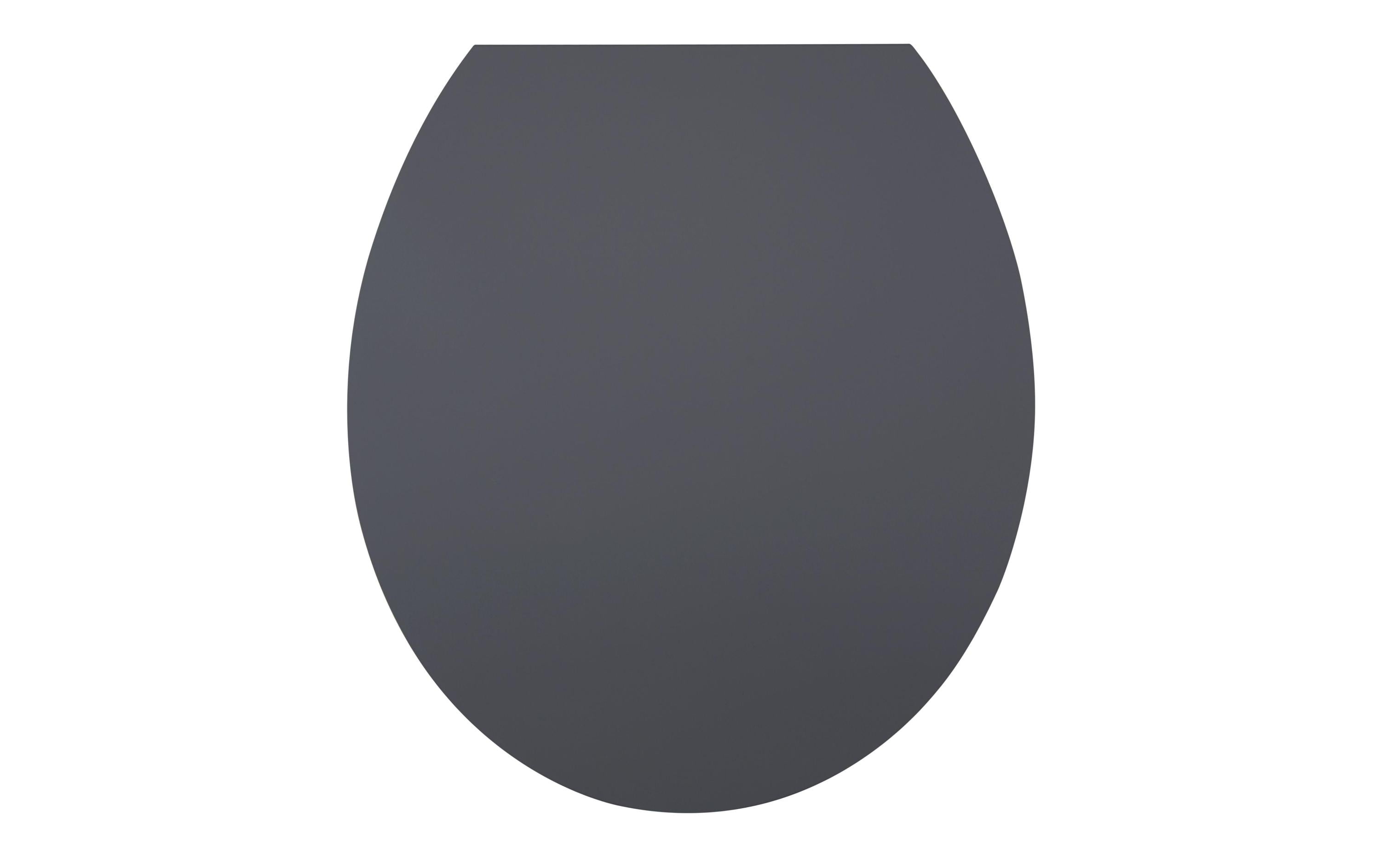 diaqua WC-Sitz HOLLYWOOD Gray Absenkautomatik, Metallbefestigung