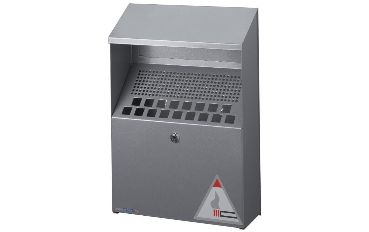 Durable Wandascher 4 Liter silber inklusive 2 Schlüssel
