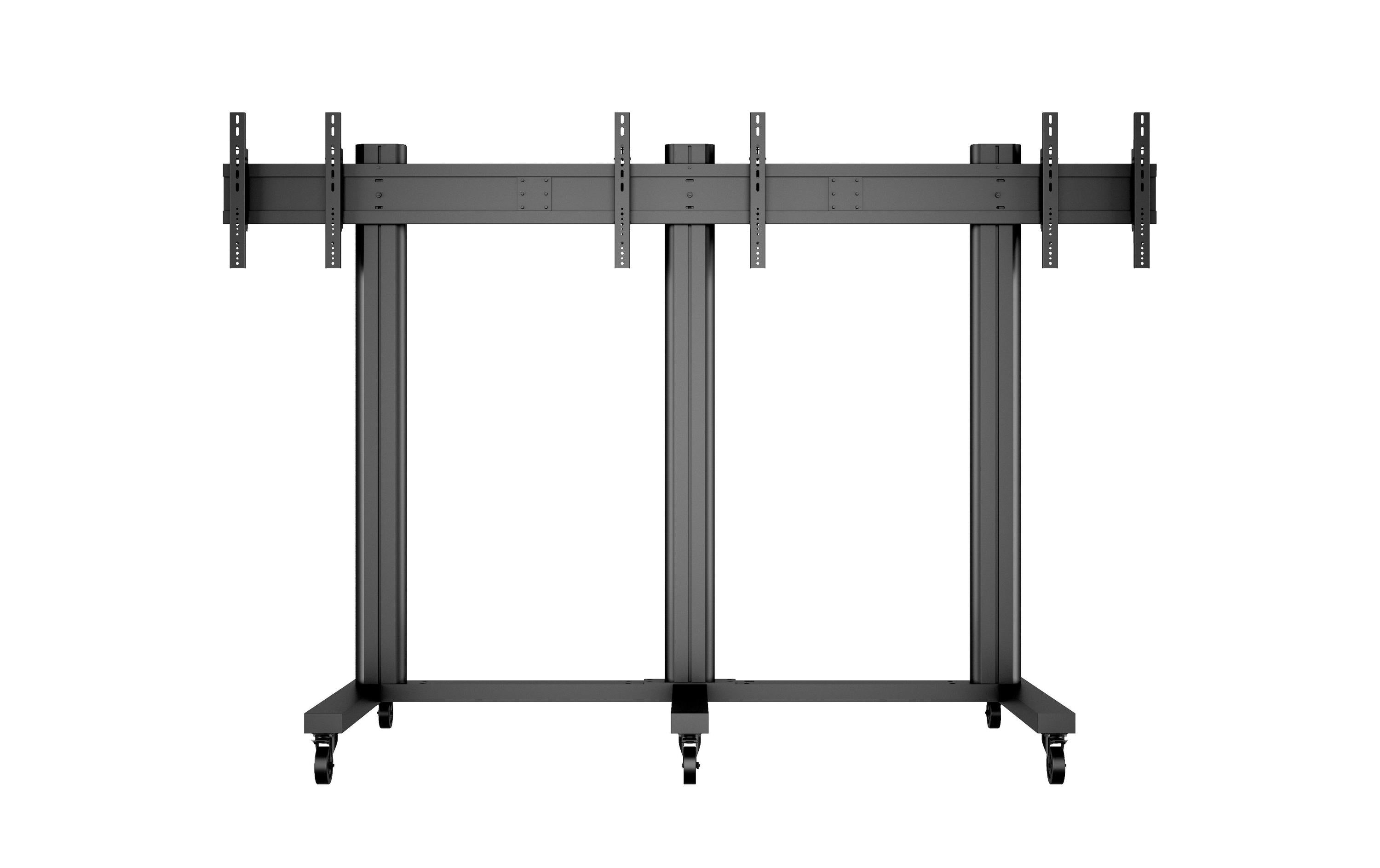 M Public Video Wall Stand 3-Screens bis max.120kg, Tragkraft, schwarz