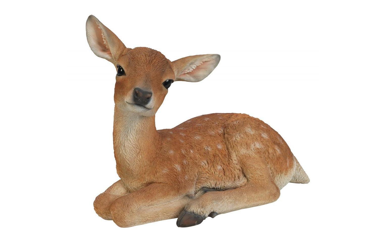 Vivid Arts Hirschkuh liegend, Polyresin 32 x 17.5 x 25.5 cm