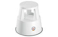 WEDO Rollhocker Step weiss aus bruchfestem Kunststoff