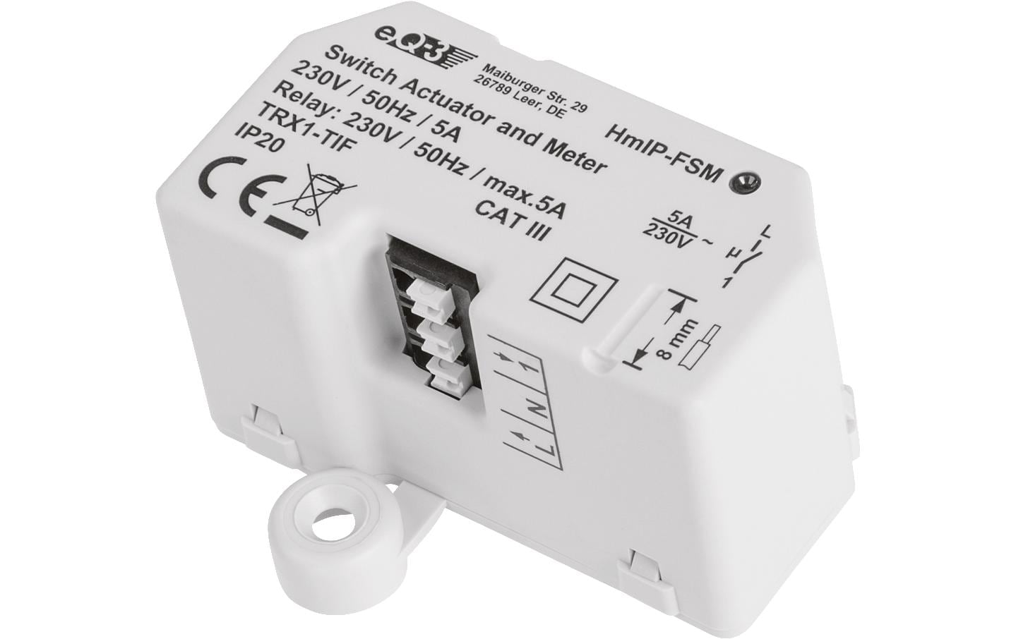 Homematic IP Schalt-Mess-Aktor 1-fach Für Unterputzmontage