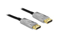 Delock DisplayPort - Displayport Kabel, 10m optisch, aktiv, 7680 x 4320 @ 60 Hz