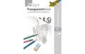 Folia Transparentpapier A4 25 Blatt, weiss transparent