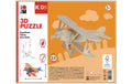 Marabu 3D-Puzzle/Bausatz Doppeldecker, Zum Bemalen