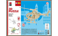Marabu 3D-Puzzle/Bausatz Helikopter, Zum Bemalen