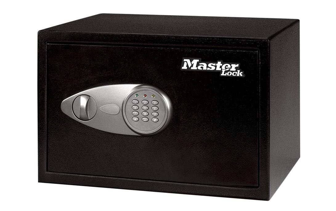 Masterlock Tresor X055ML, schwarz elektr. Zahlenschloss