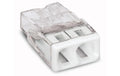 Wago Steckklemme Contact COMPACT 2-fach 2L 0.5-2.5mm2 24A, weiss, 100 Stück