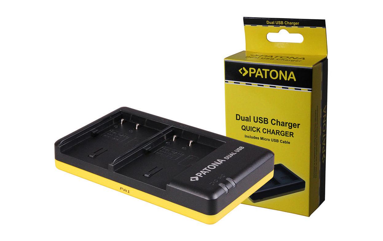 PATONA Dual Ladegerät Olympus BLN1 für BLN1