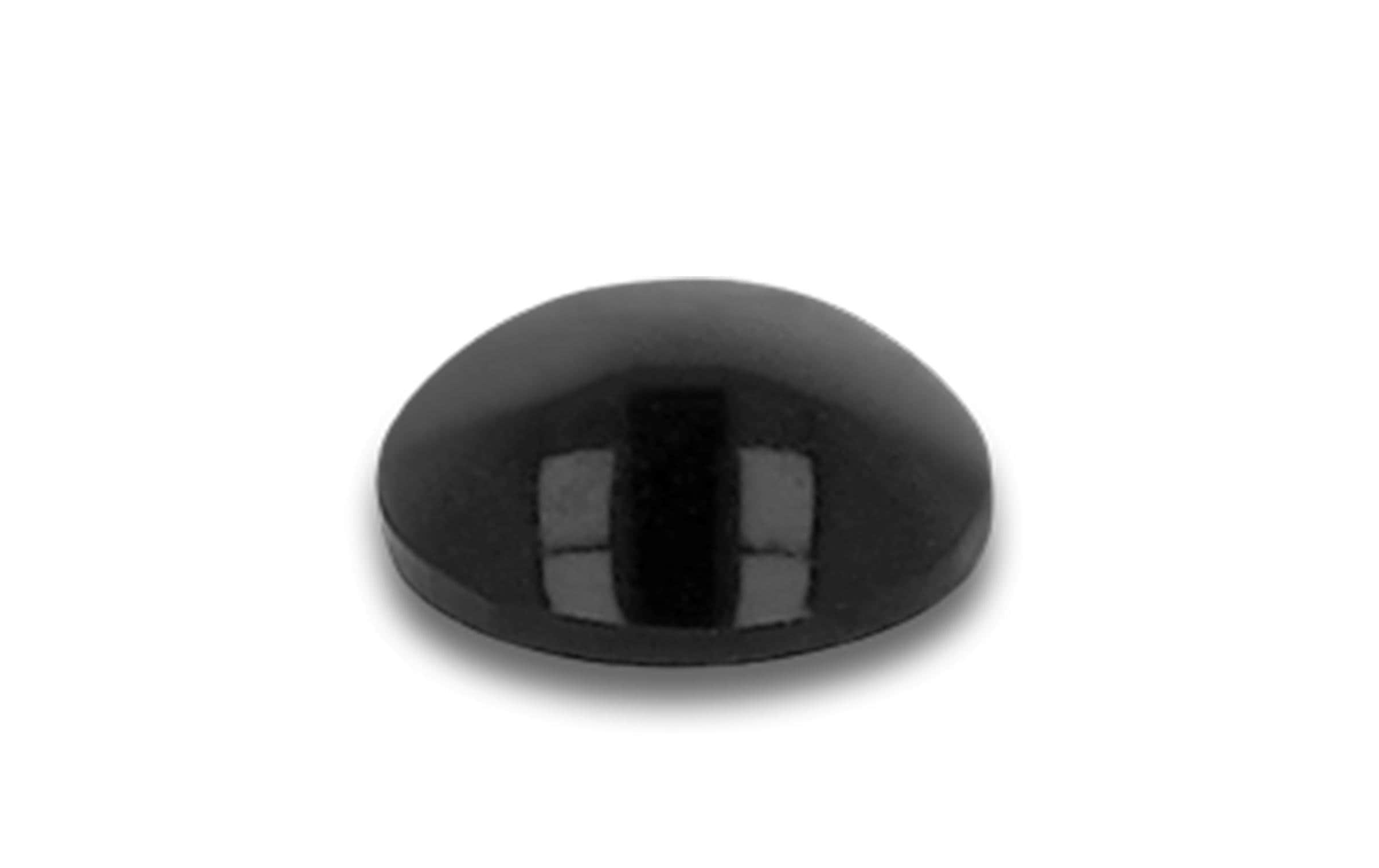 Delock Gummifüsse 6x2mm 80 Stk rund, selbstklebend, schwarz