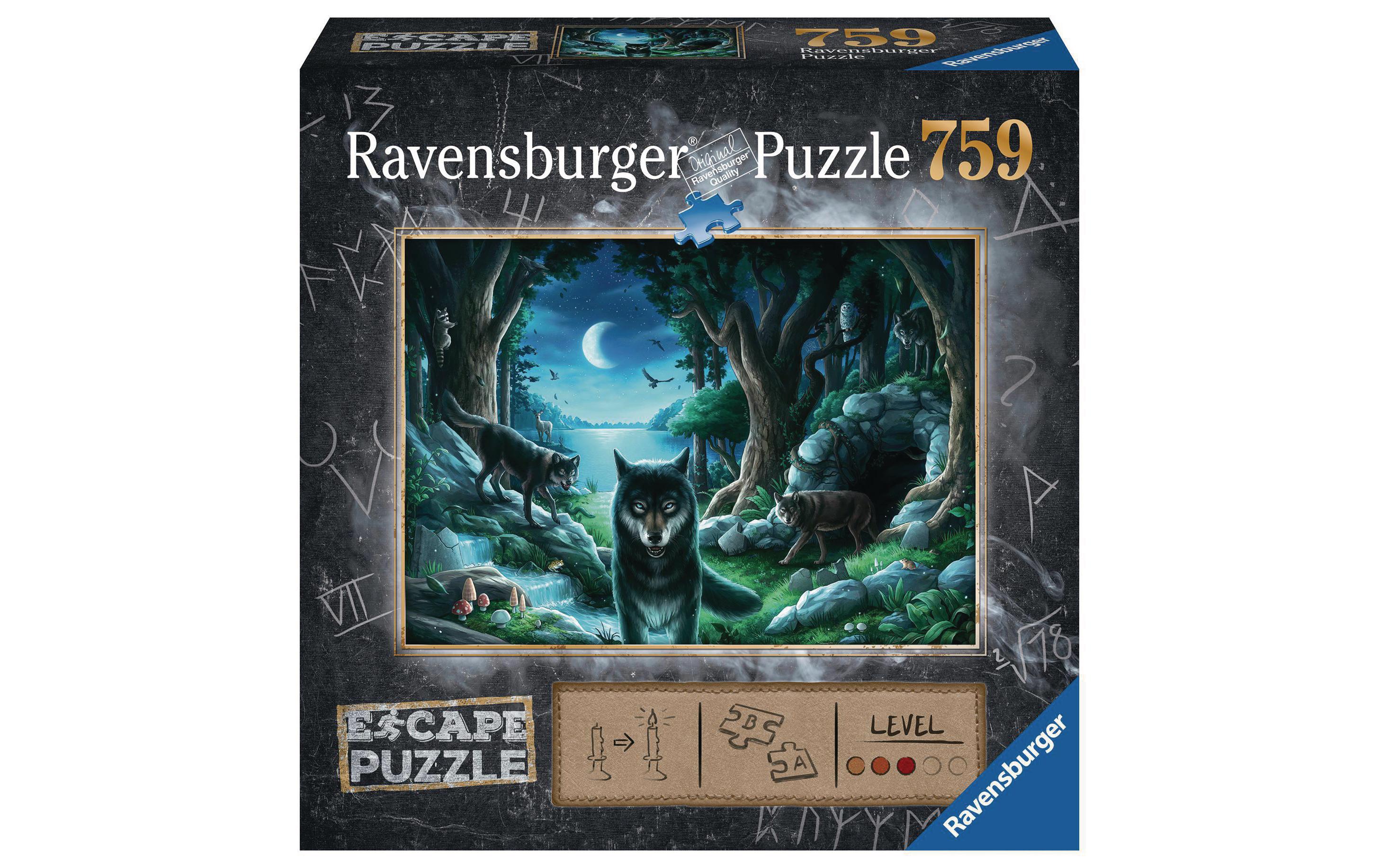 Puzzle Escape7:Curse of the Wolves 759 Teile