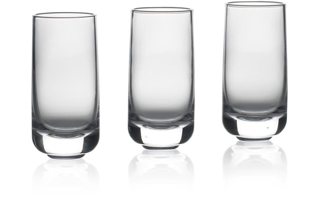 Zone Schnapsglas 3er Set 90ml H: 8cm, D:3.9cm, Nutzvol. 50ml