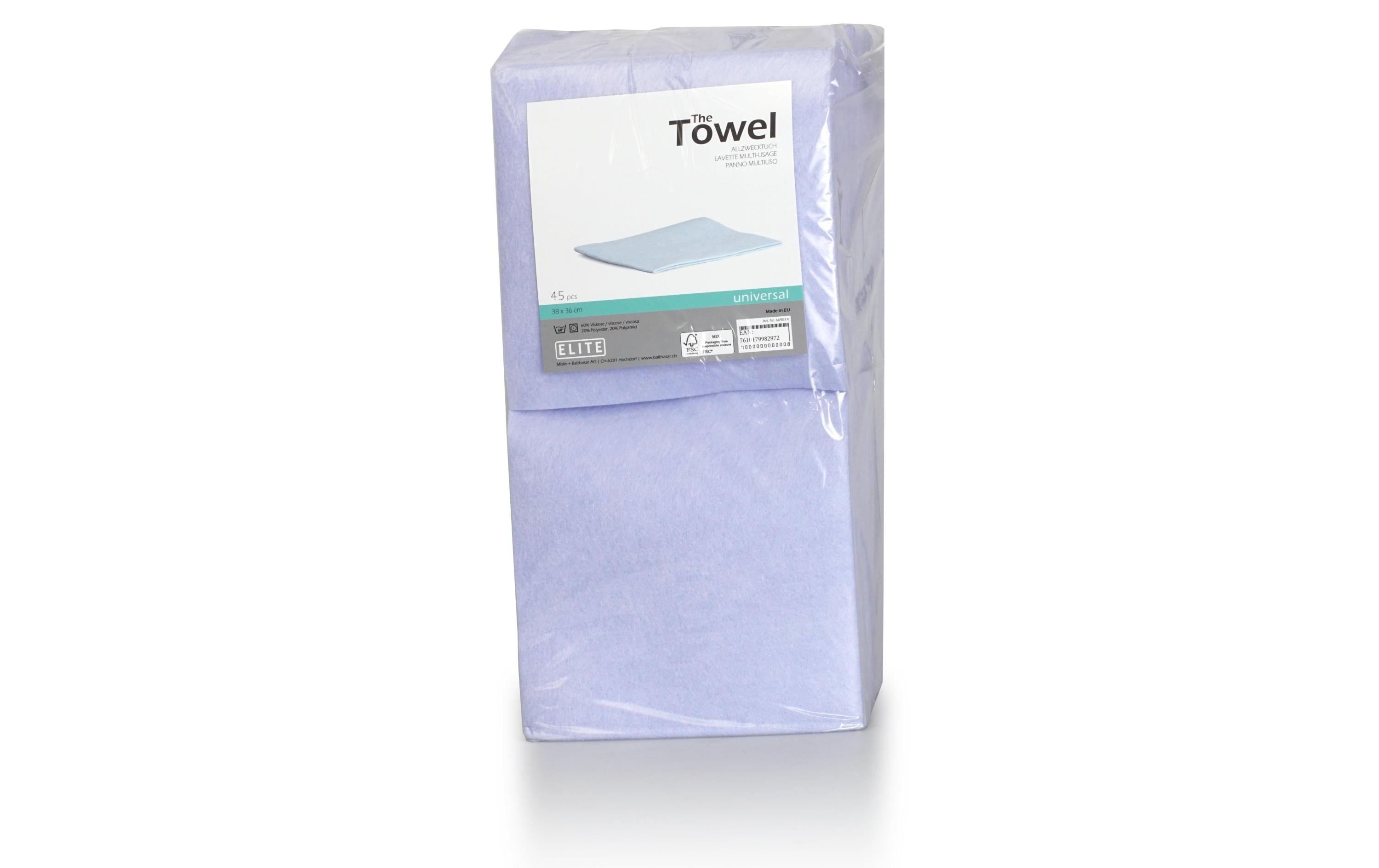 Elite Allzwecktuch blau 45 Stück 38x36cm