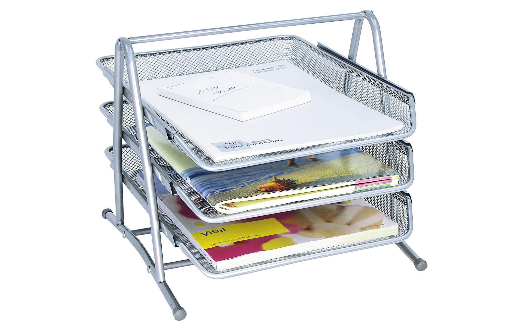 WEDO Ablagefach Office-Serie Silber Grösse: 35 x 30 x 27 cm