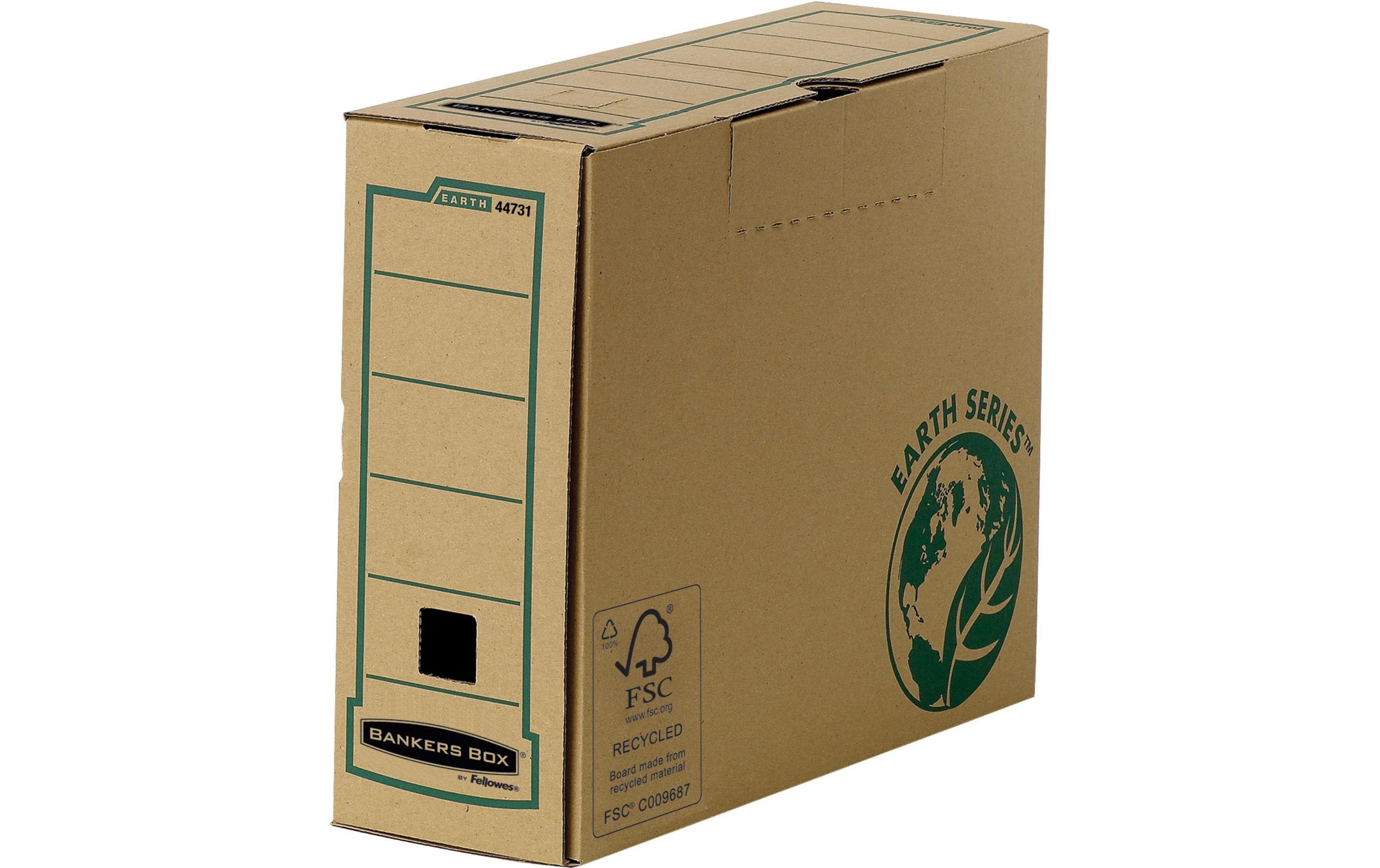 Fellowes R-Kive EarthSeries Archivschachtel 20 Stk., braun, 100mm, A4+-Format